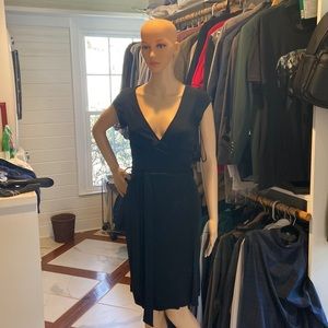 Classic Black DVF wrap dress size 4